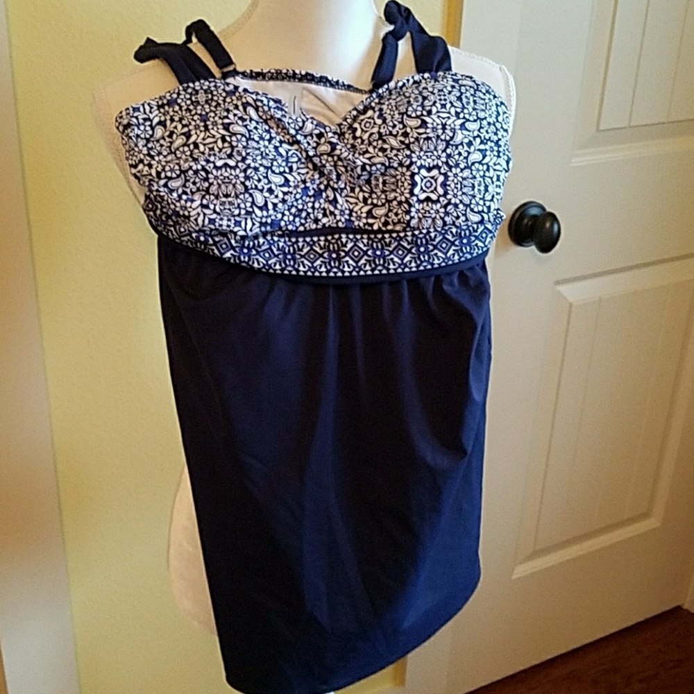 Land's End swim top Size 2